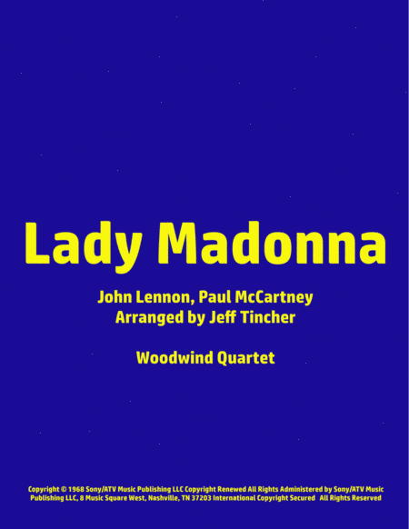 Lady Madonna (arr. Jeff Tincher)