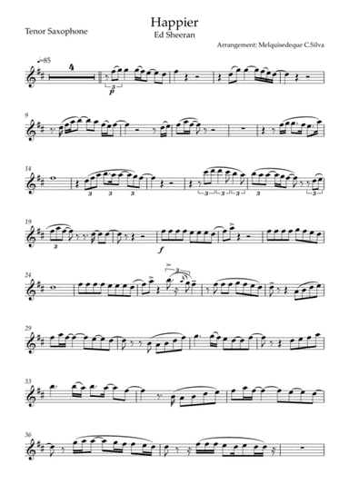 Happier (arr. Melquisedeque C.Silva)