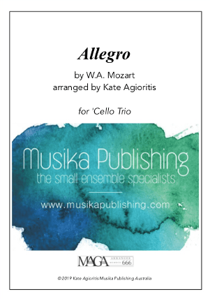 Allegro - for 'Cello Trio (arr. Kate Agioritis)