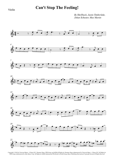 Can't Stop The Feeling! (arr. Wesley S. SIlva)
