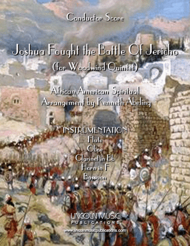 Joshua Fought the Battle of Jericho (for Woodwind Quintet) (arr. Kenneth Abeling)