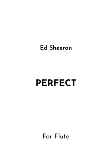 Perfect (arr. Jireh J.)