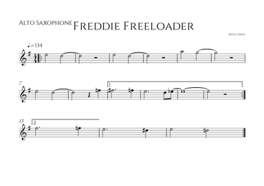 Freddie Freeloader (arr. Rafael Fernandes da Silva)