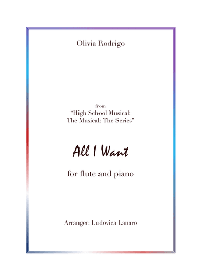 All I Want (arr. Ludovica Lanaro)