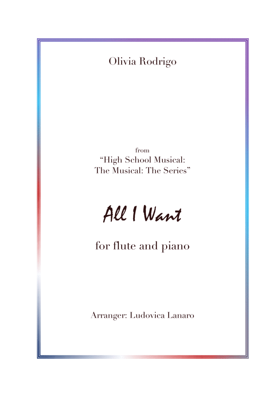 All I Want (arr. Ludovica Lanaro)