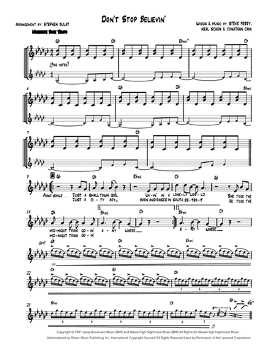Don't Stop Believin' (arr. Stephen Bulat)