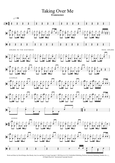 Taking Over Me (arr. Cyril Mayer)