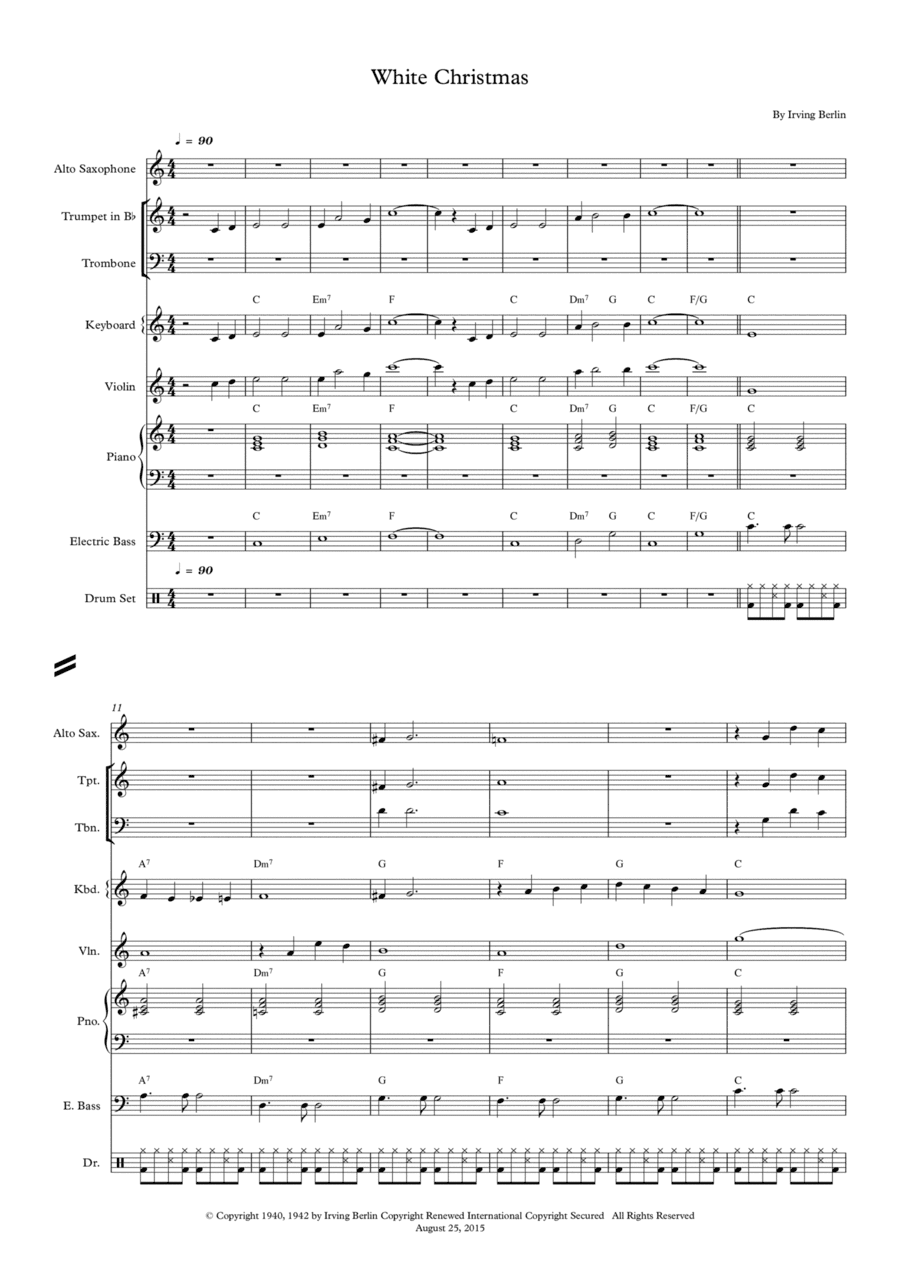 White Christmas (arr. Wesley S. SIlva)