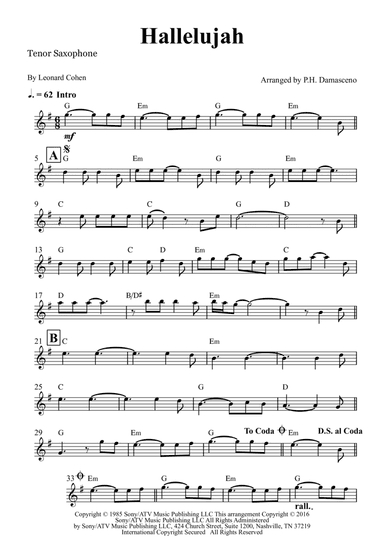 Hallelujah (arr. P.H. Damasceno)
