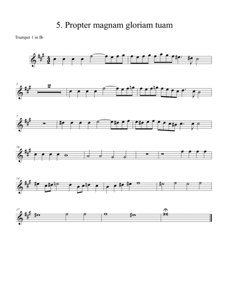 A. Vivaldi - 'Propter magnam gloriam tuam', V mvt. from 'Gloria in D major', RV 589, arr. for Brass (arr. Xlomeg)