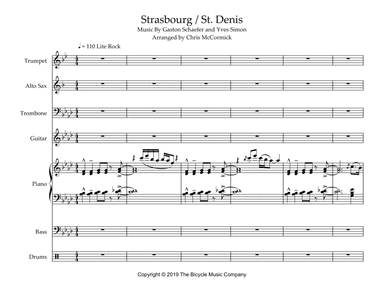Strasbourg St. Denis (arr. Chris McCormick)