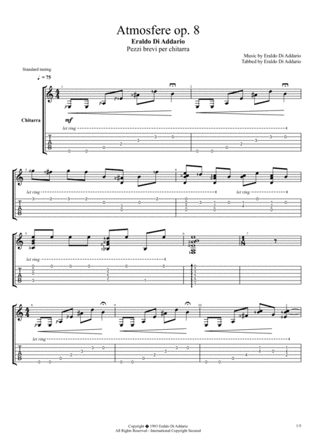 Atmosfere op. 8