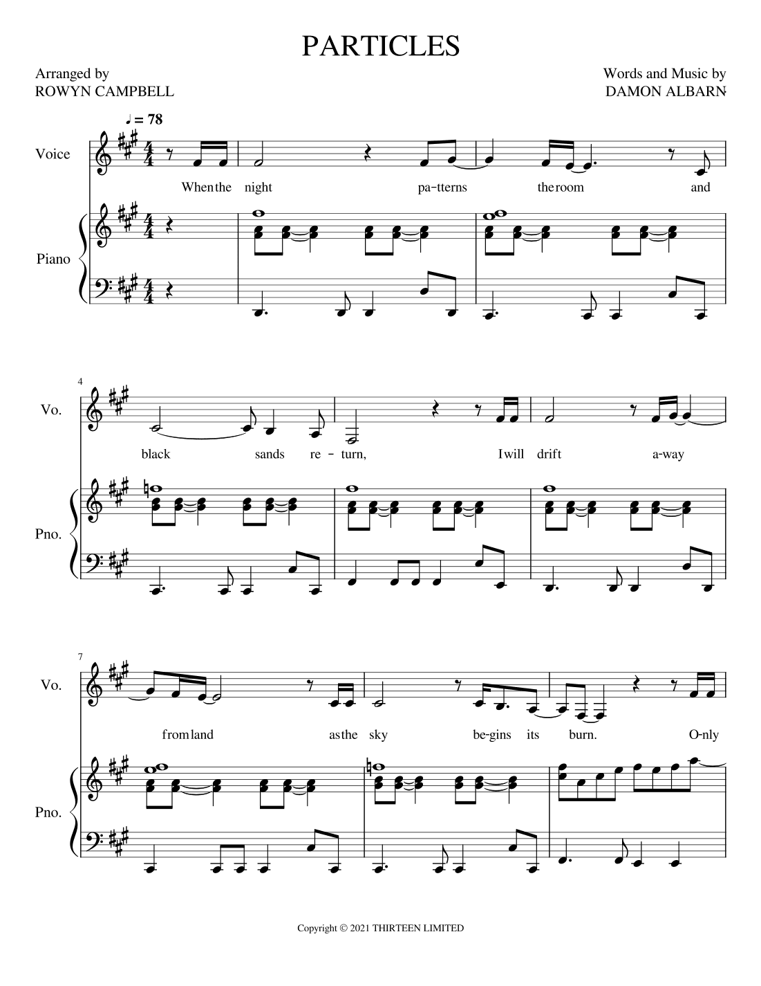 Particles (arr. Rowyn Campbell)