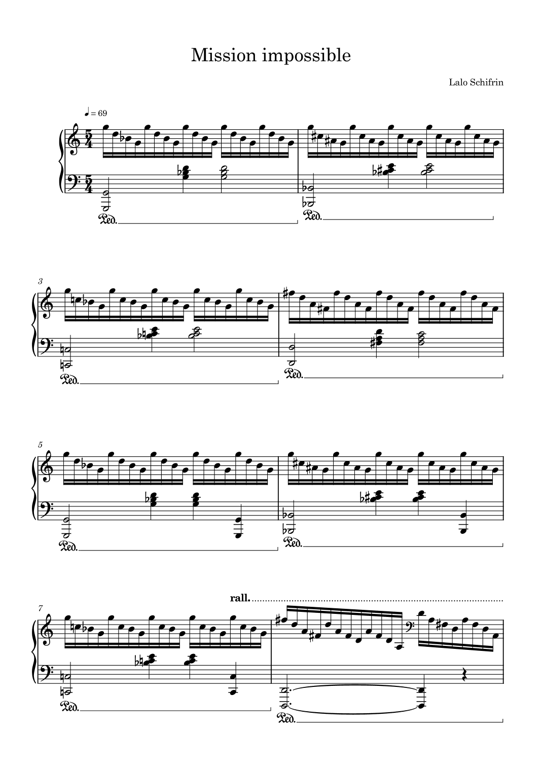 Mission: Impossible Theme (mission Accomplished) (arr. Harvus Sylvain)
