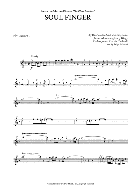 Soul Finger (arr. Diego Marani)
