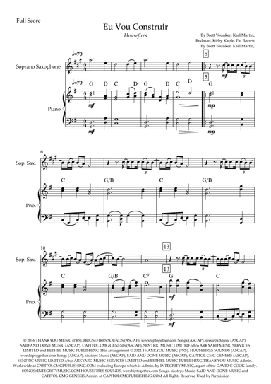 Build My Life (arr. Fabio Britto)