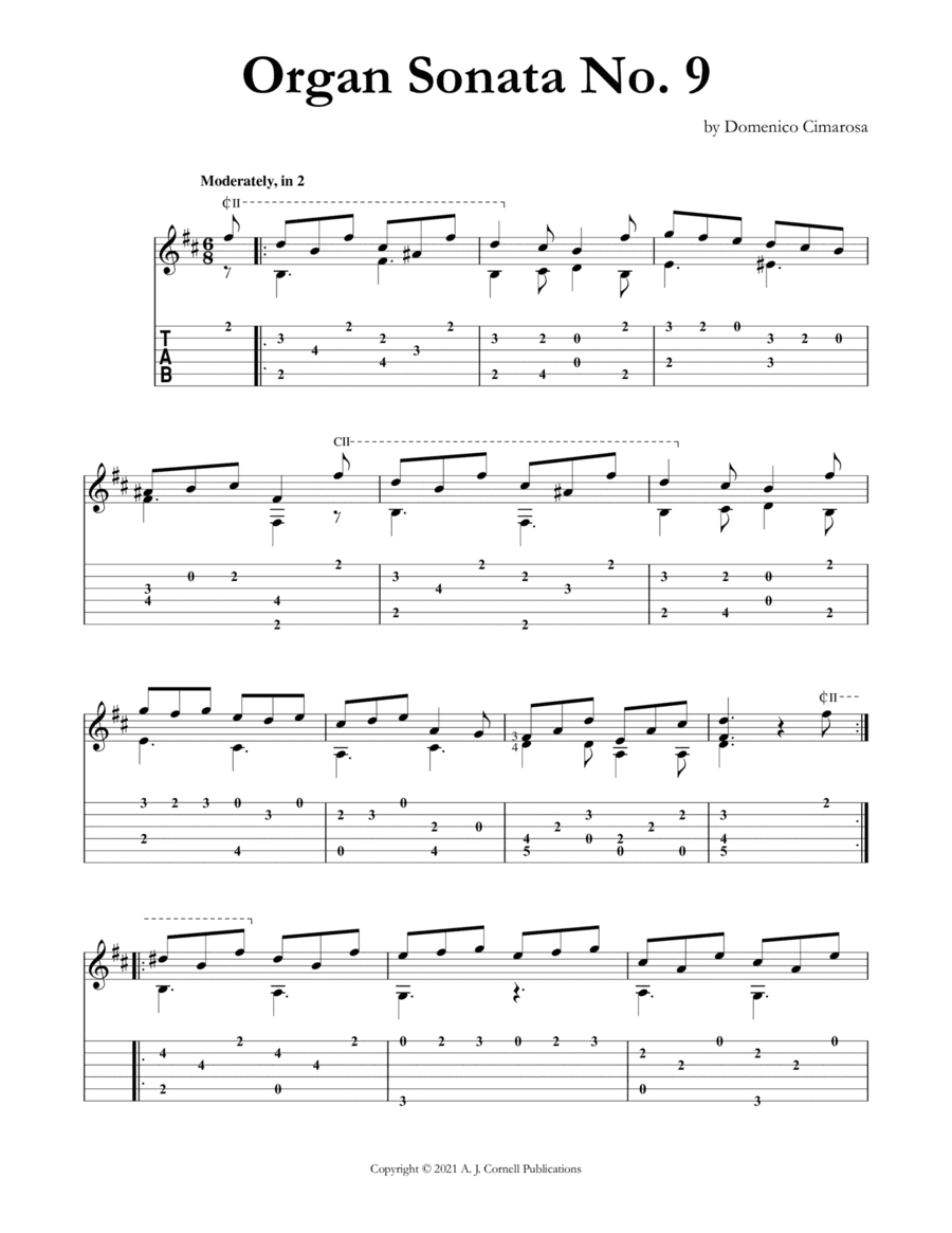 Organ Sonata No. 9 (arr. Mark Phillips)