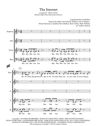 The Internet (arr. Andrew Duncan)