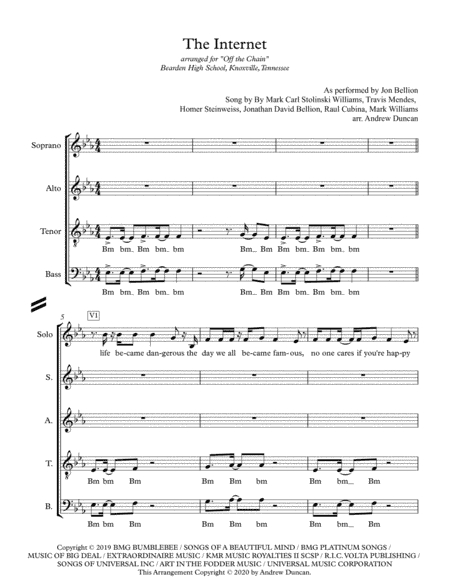 The Internet (arr. Andrew Duncan)