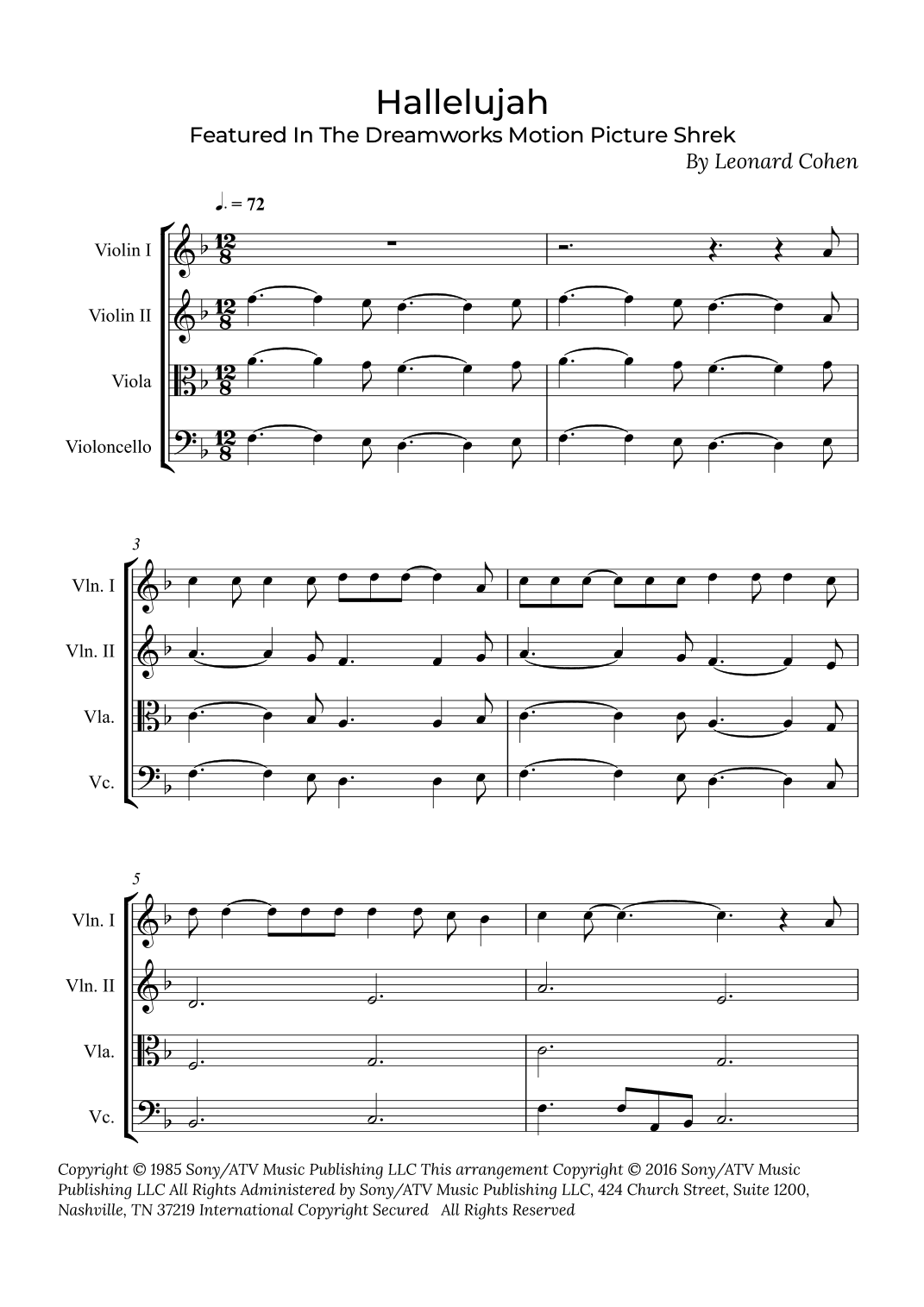 Hallelujah (arr. Alex Nunes Rodrigues)