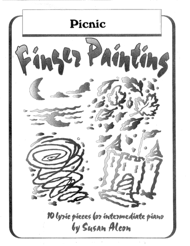 Picnic from Finger Painting by Susan Alcon