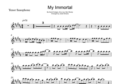 My Immortal (arr. Josiel Oliveira)