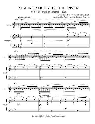 Sighing Softly to the River (from "The Pirates of Penzance") (arr. Richard Giszczak)