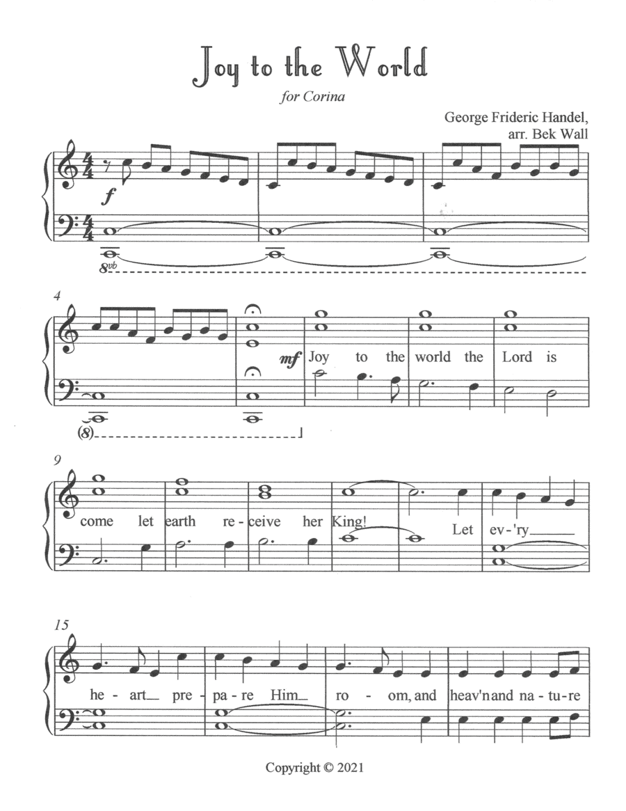 Joy to the World (arr. Rebekah Wall)