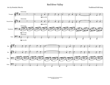 Red River Valley (arr. Dominic Meccia)