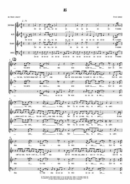 As (arr. Anders Lindqvist)