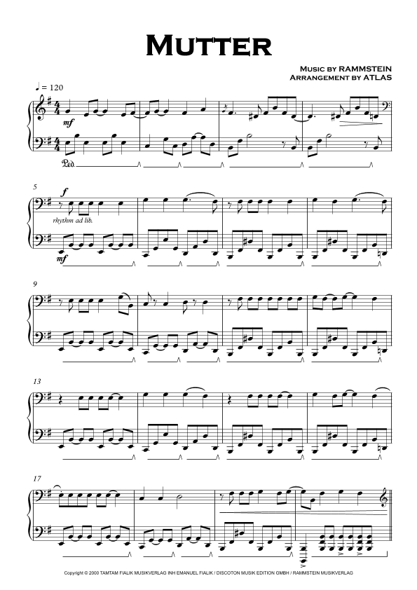 Mutter (arr. ATLAS)