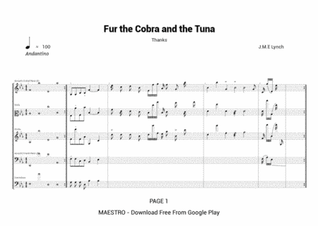 Fur the Cobra and the Tuna Bb100