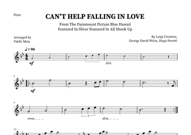 Can't Help Falling In Love (arr. Valdir Maia)
