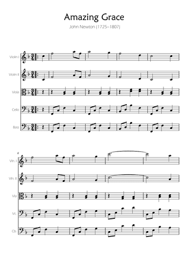 Amazing Grace - String Quintet (arr. Ygor Nunes)