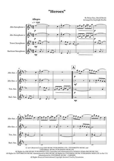Heroes (arr. Kayleigh Huelin)