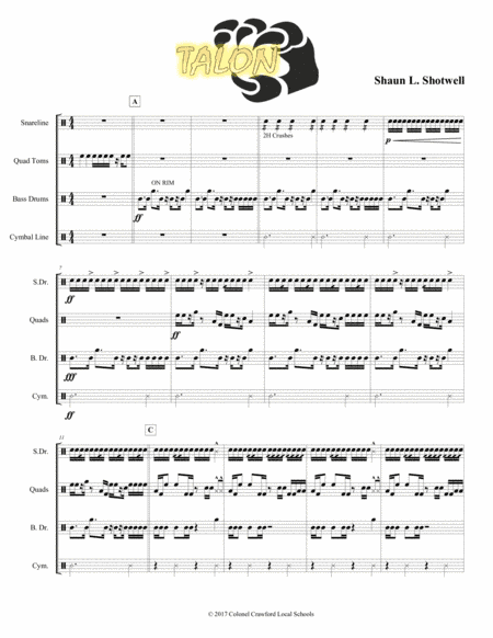 Talon - Original Drum Cadence