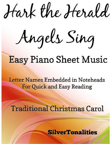 Hark the Herald Angels Sing Elementary Piano Sheet Music (arr. SilverTonalities)
