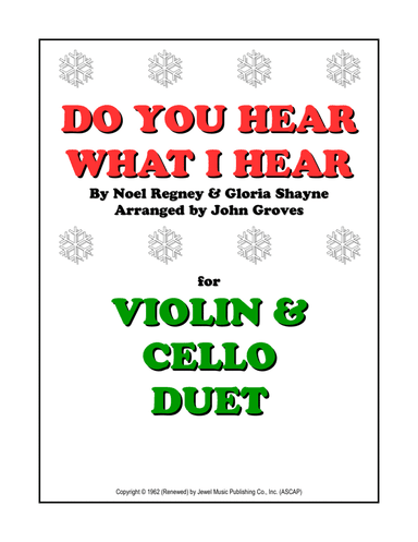 Do You Hear What I Hear (arr. John Groves)
