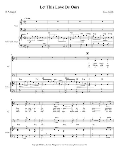 Let This Love Be Ours  (hymn)