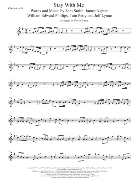 Stay With Me (arr. Kevin Busse)