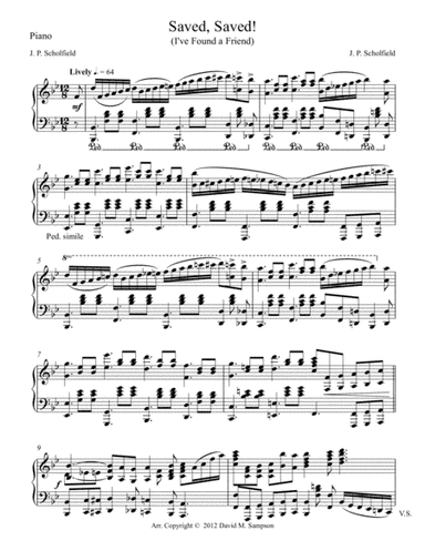 Saved, Saved (arr. David M. Sampson)