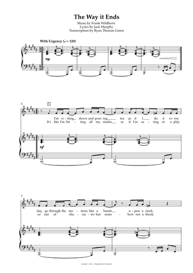 The Way It Ends (arr. Ryan Thomas Green)