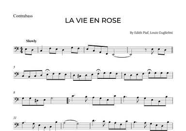 La Vie En Rose (arr. Alex Nunes Rodrigues)