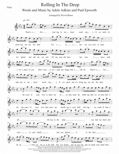 Rolling In The Deep (arr. Kevin Busse)