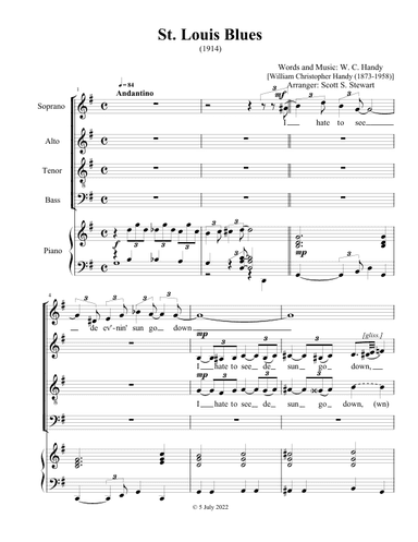 St. Louis Blues (arr. Scott S. Stewart)