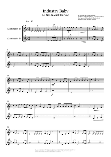 Industry Baby (arr. Rebeca Goncalves)