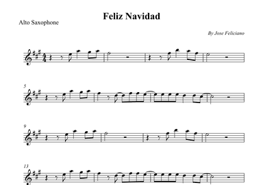 Feliz Navidad (arr. Wesley S. SIlva)