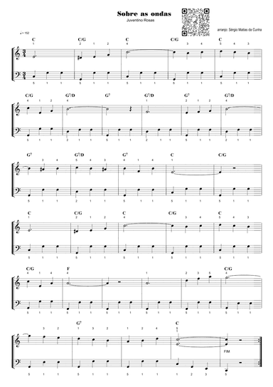 Sobre as ondas - (10 pequenas valsas) (arr. Sérgio Matias da Cunha)