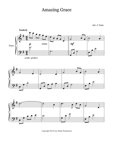 Amazing Grace (arr. J.Case)