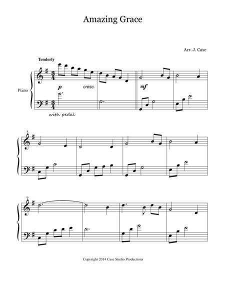 Amazing Grace (arr. J.Case)